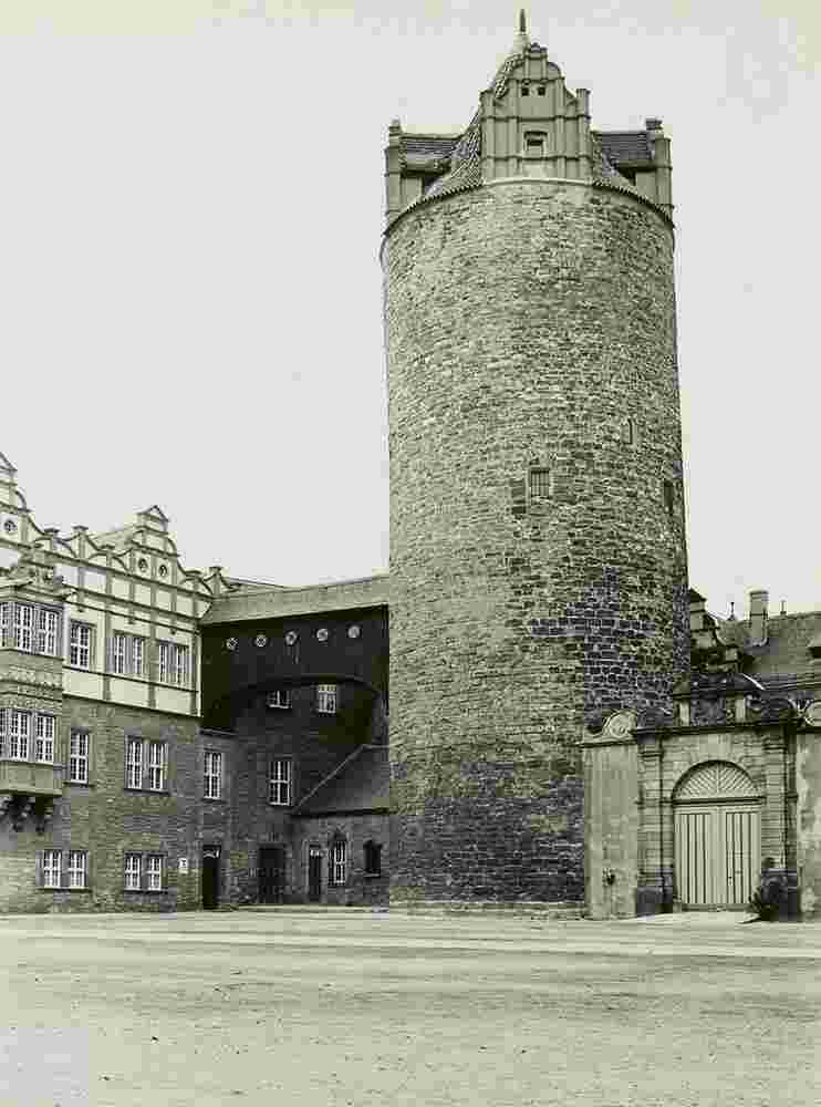 Bernburg. Schloß Bernburg, Bergfried, 1936