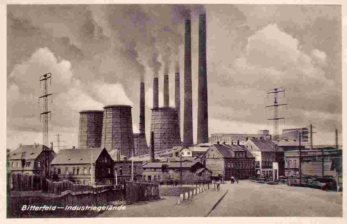 Bitterfeld-Wolfen. Industriegelände