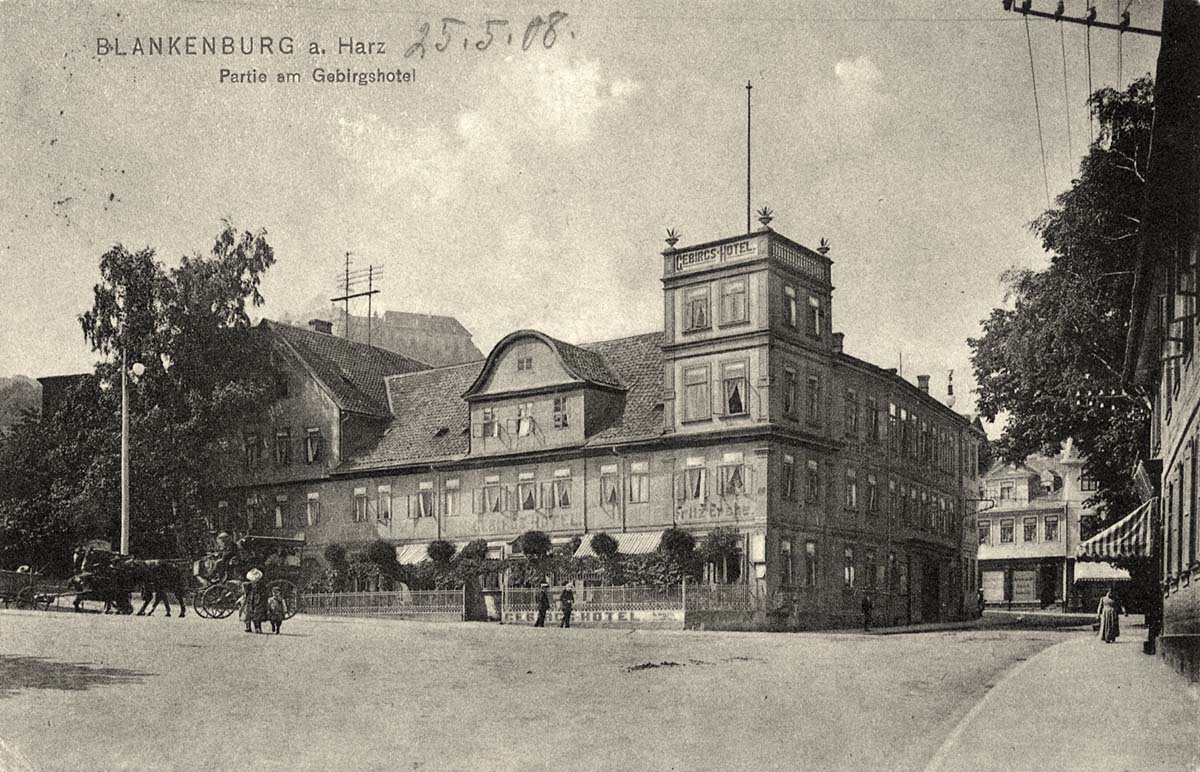 Blankenburg (Harz). Gebirgs Hotel, 1908