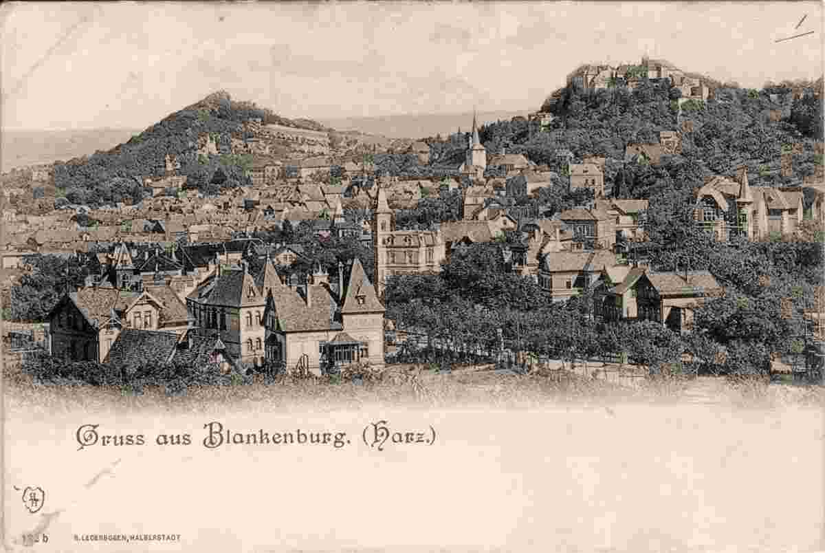 Blankenburg. Totalansicht, 1902