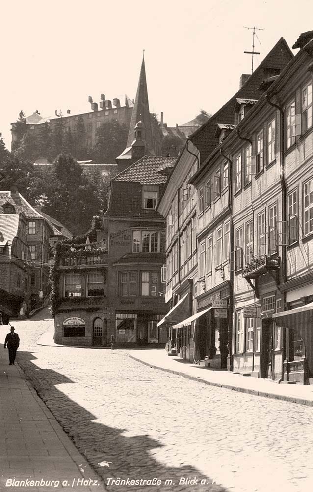 Blankenburg (Harz). Tränkestraße, vor 1945