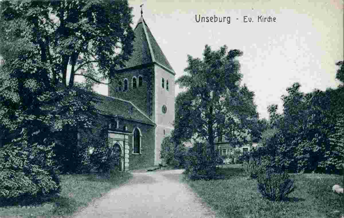 Bördeaue. Unseburg - Evangelische Kirche, 1915