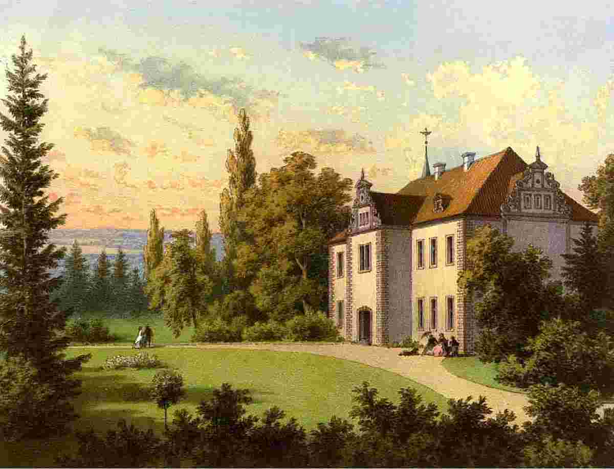 Brücken-Hackpfüffel. Hackpfüffel - Schloss, between 1857 and 1883