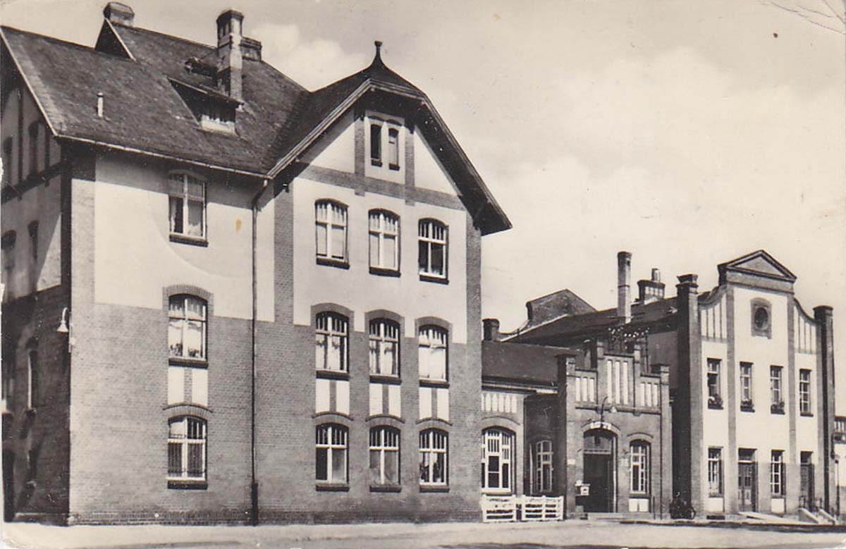 Burg (bei Magdeburg). Bahnhof, 1960