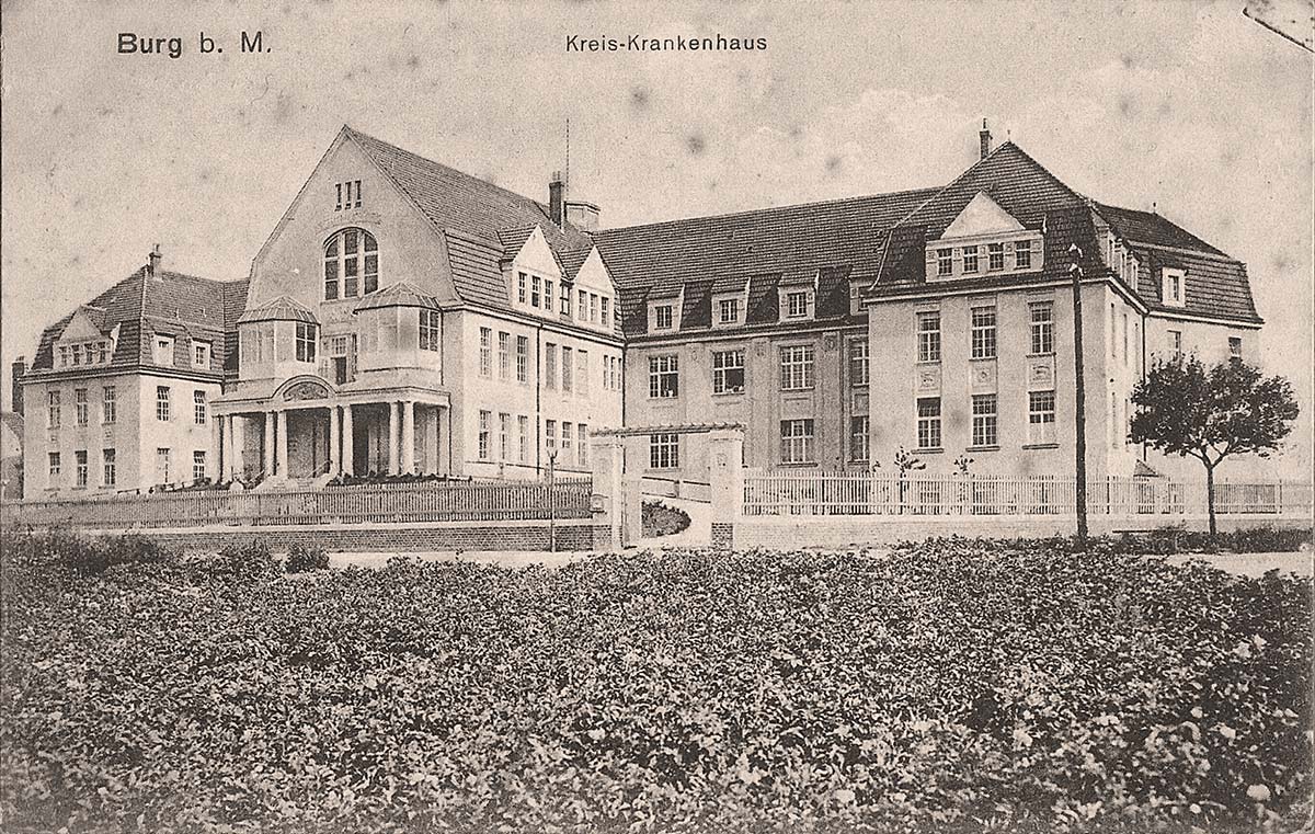 Burg (bei Magdeburg). Kreis Krankenhaus