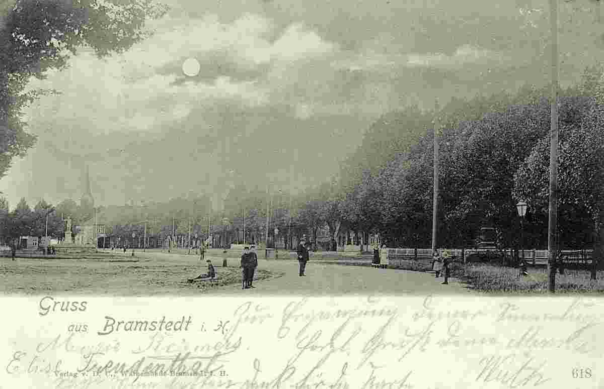 Bad Bramstedt. Promenade, 1899