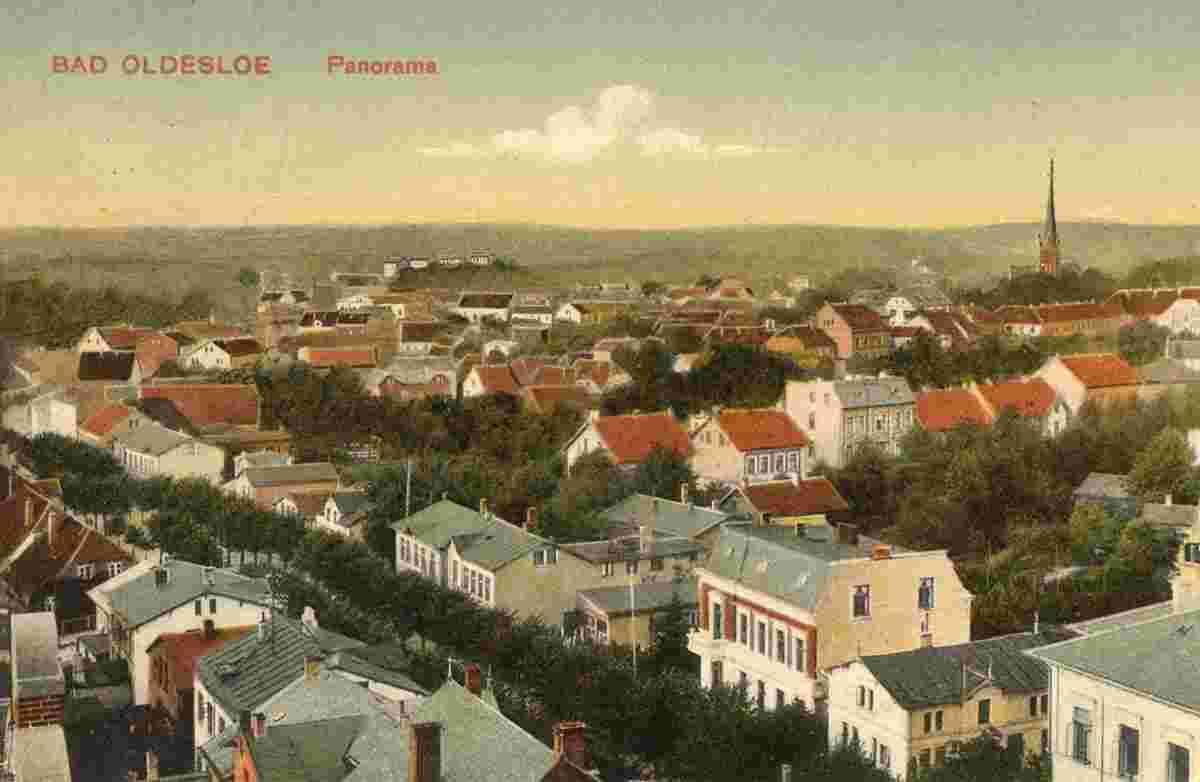 Bad Oldesloe. Panorama der Stadt