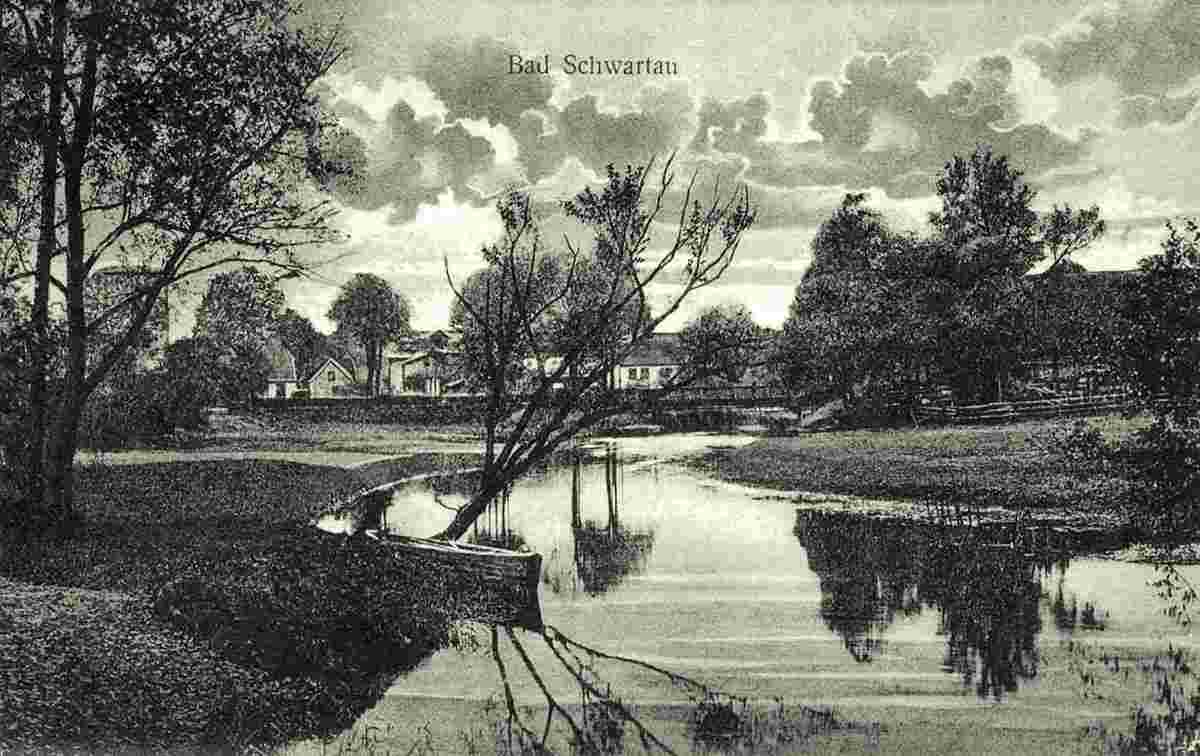 Bad Schwartau. Landschafts- und Stadtansicht, 1922