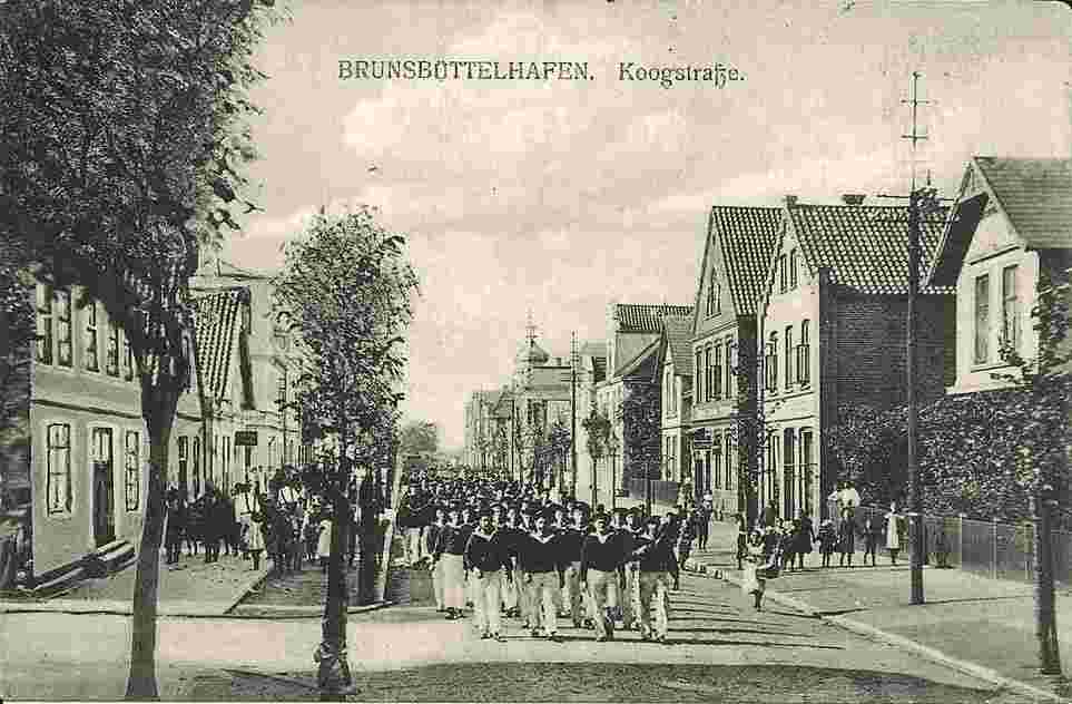 Brunsbüttel. Koogstraße