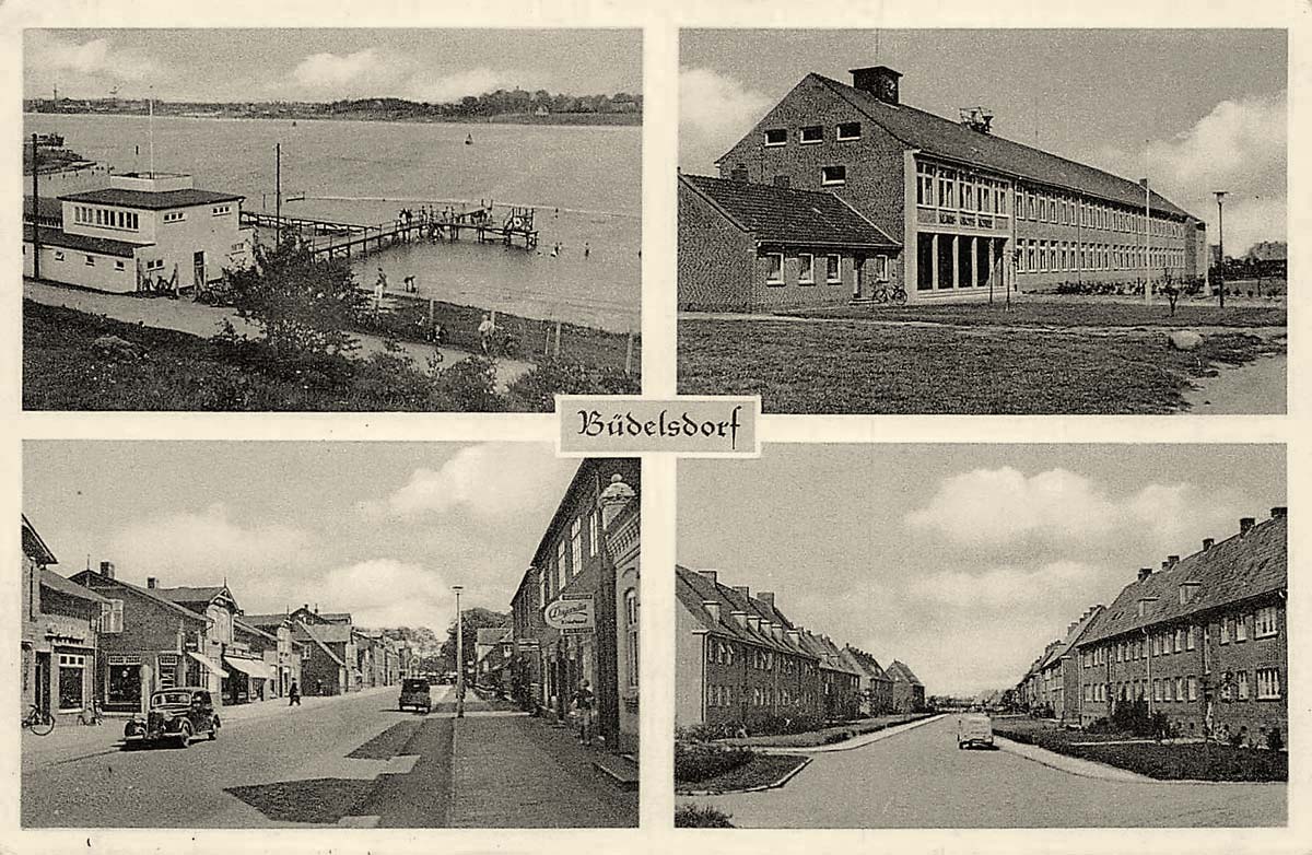 Büdelsdorf. Panorama der Stadt, 1963
