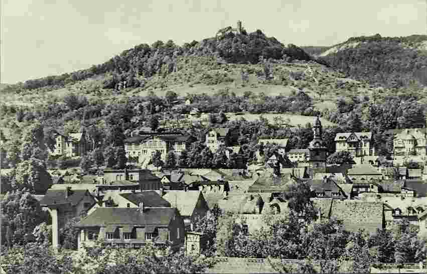 Bad Blankenburg. Panorama der Stadt