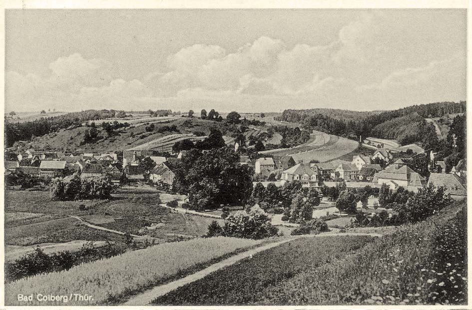 Bad Colberg-Heldburg. Panorama der Stadt
