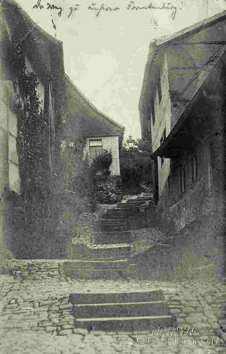 Bad Frankenhausen. Straßenansicht und Gebäudeansicht, 1920