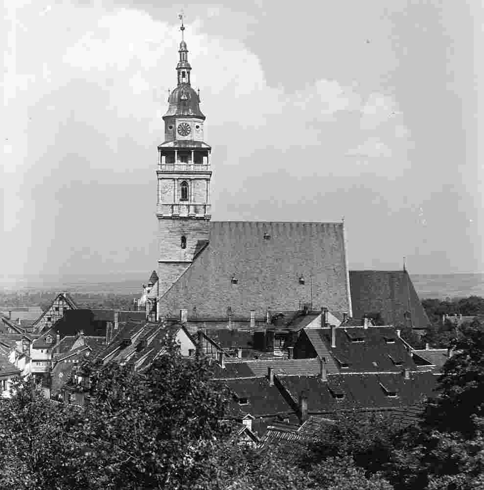 Bad Langensalza. Evangelische Marktkirche Sankt Bonifatius, erbaut 1229