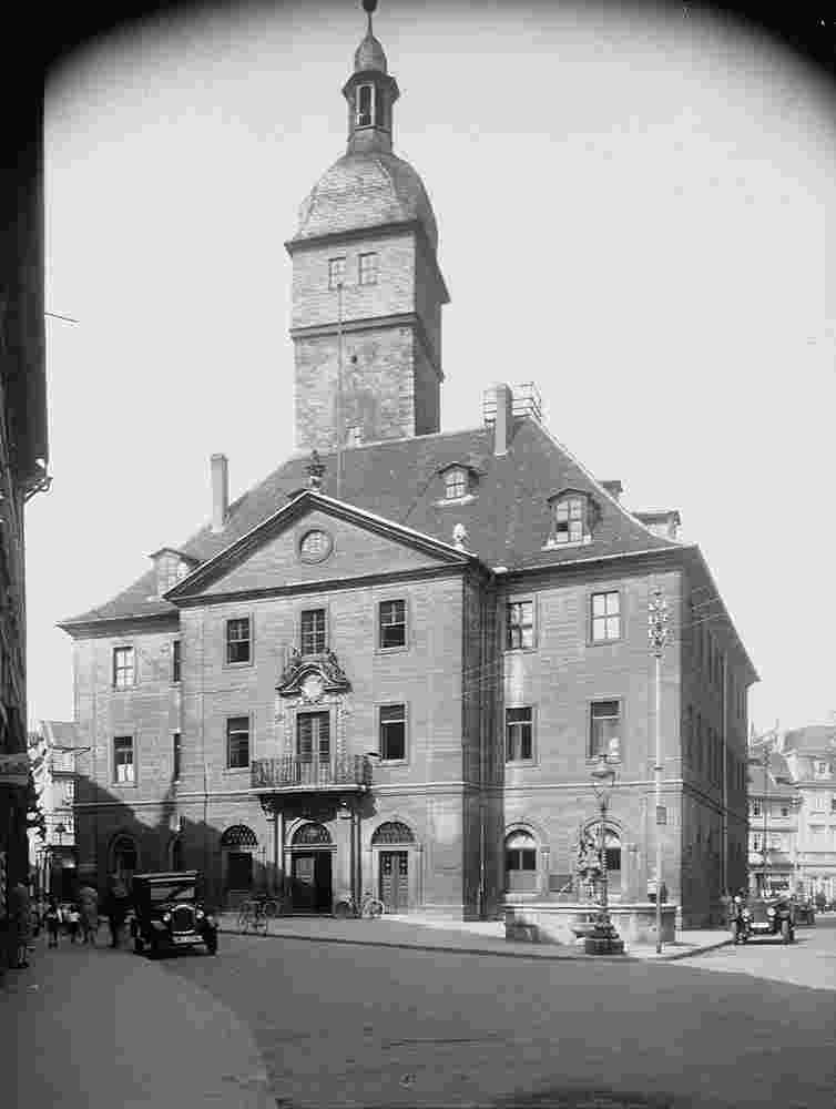 Bad Langensalza. Rathaus, erbaut 1299, Turm - 1392, Neubau - 1742-1751