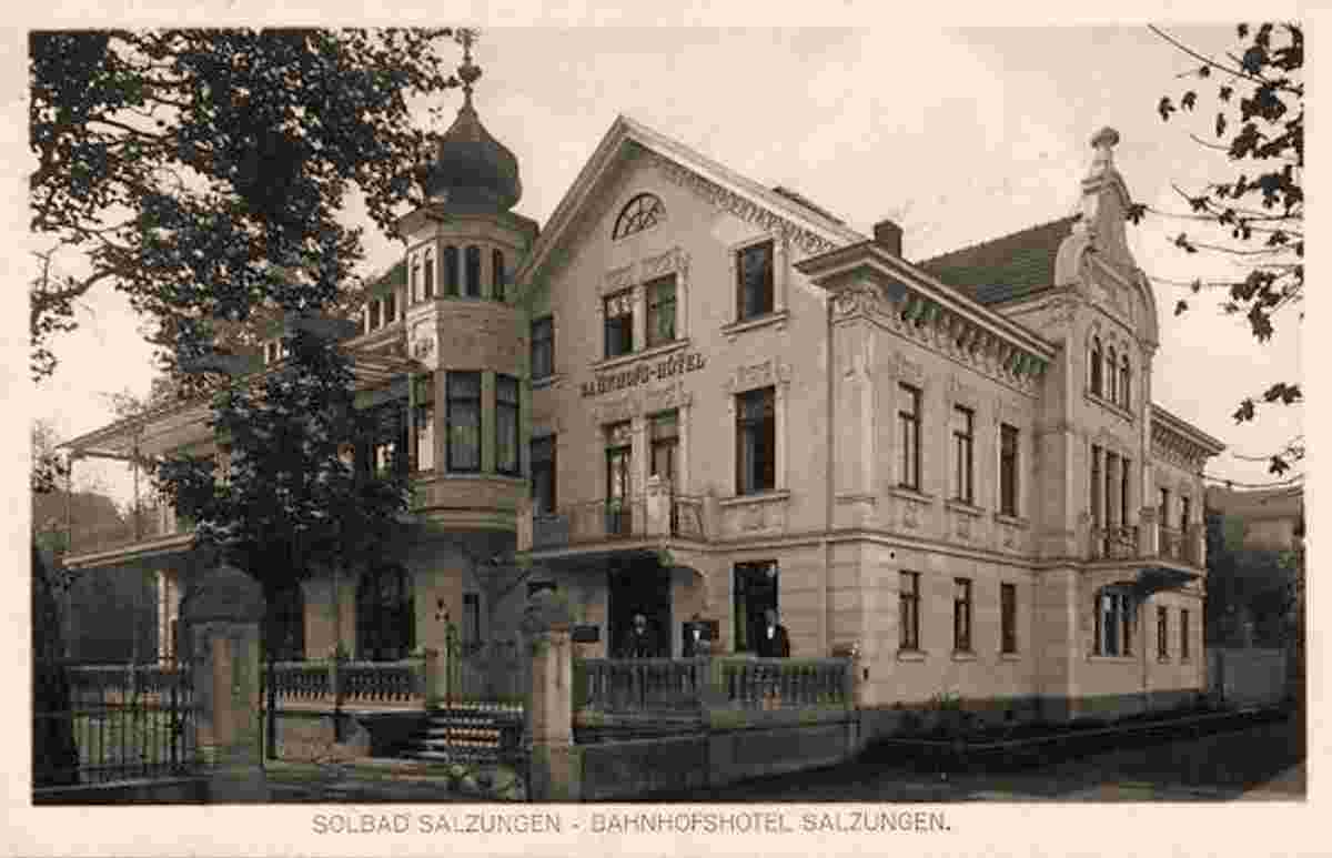 Bad Salzungen. Bahnhofshotel, 1924