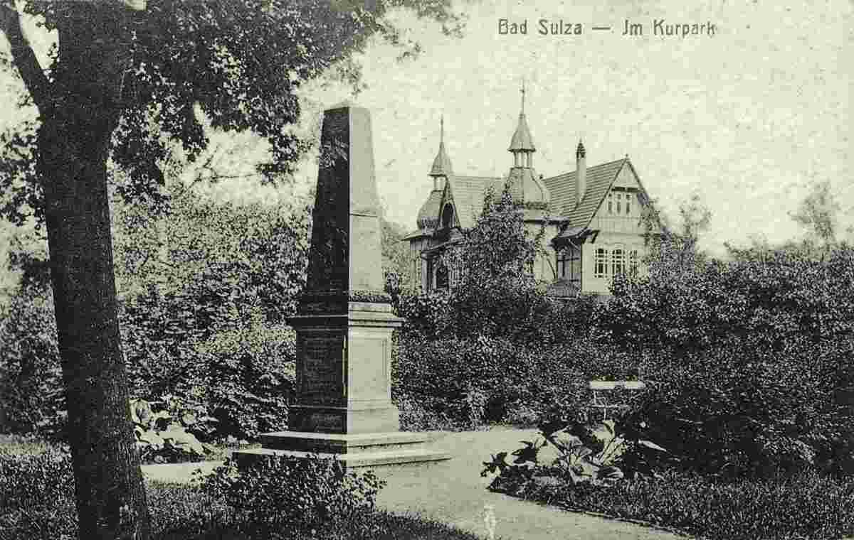 Bad Sulza. Kurpark, 1918