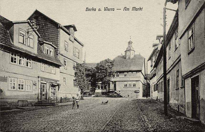 Berka (Werra). Am Markt, 1905