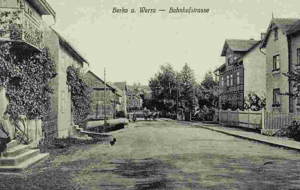 Berka. Bahnhofstraße, 1905