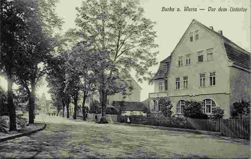 Berka. Vor dem Untertor, 1905