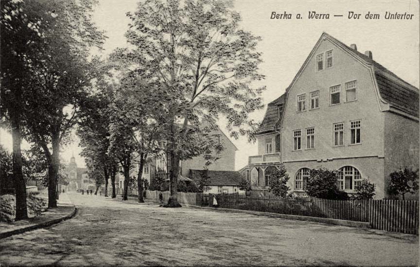 Berka (Werra). Vor dem Untertor, 1905
