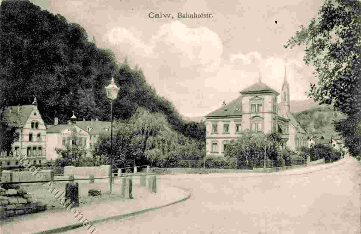 Calw. Bahnhofstraße