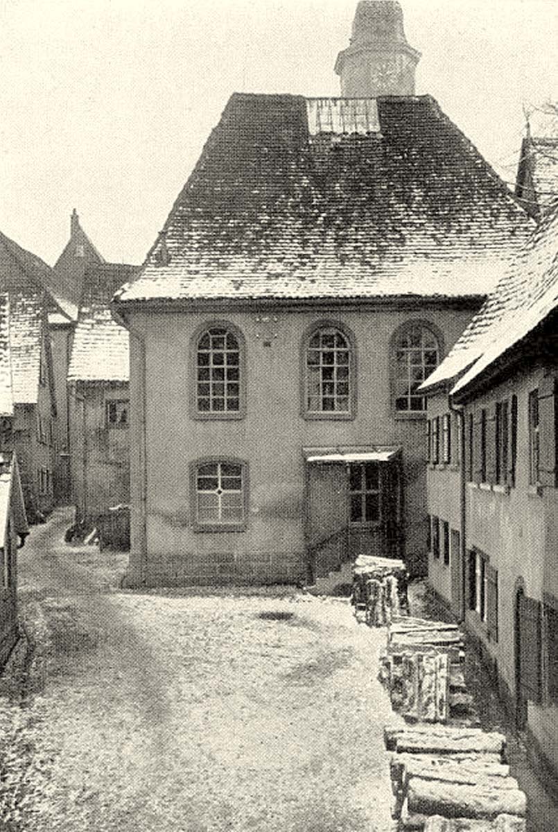 Crailsheim. Synagoge, erbaut 1783