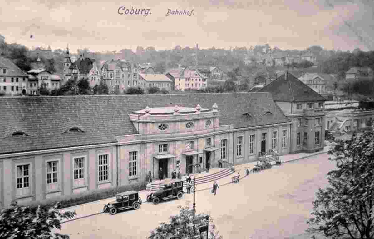 Coburg. Bahnhof, 1938