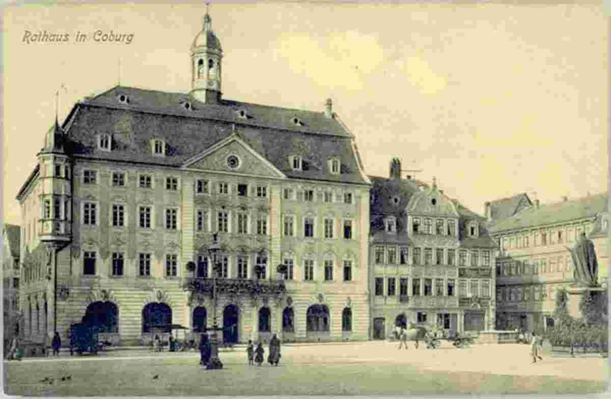 Coburg. Rathaus, 1910