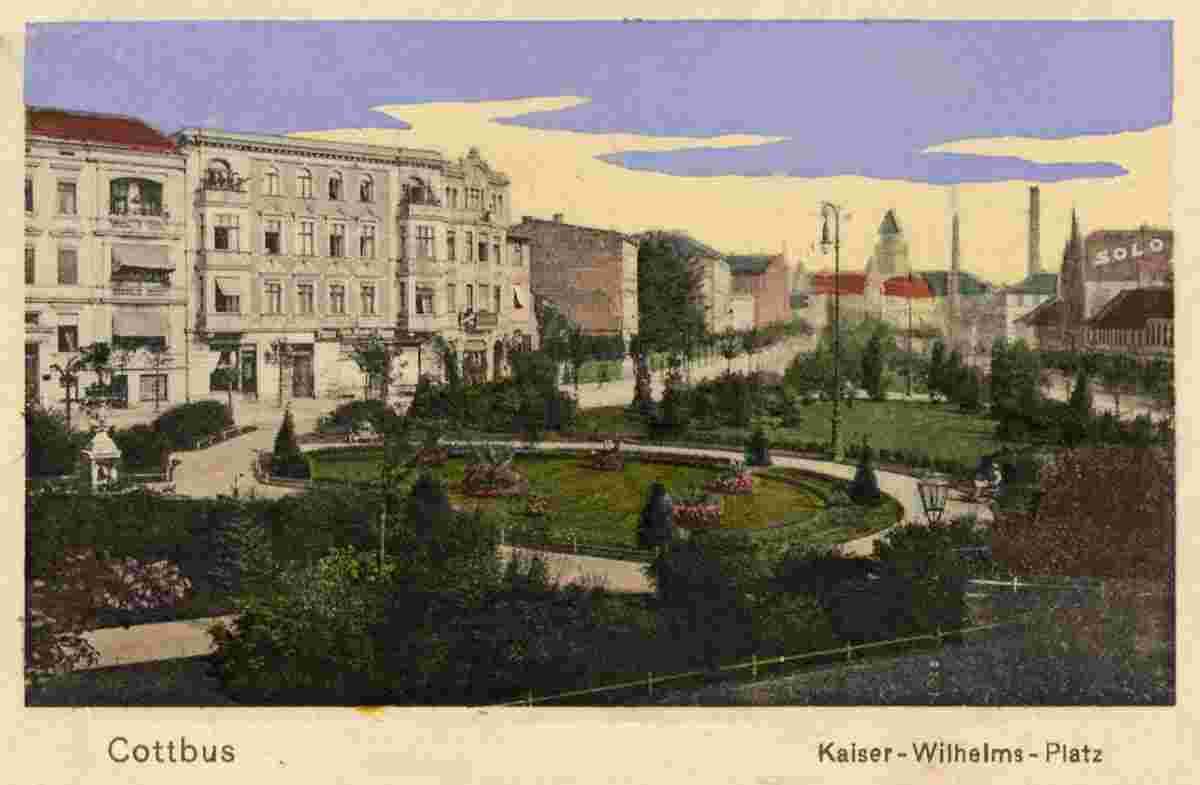 Cottbus. Kaiser-Wilhelm-Platz, 1909