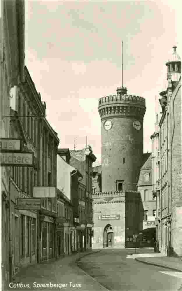 Cottbus. Spremberger Turm, 1951