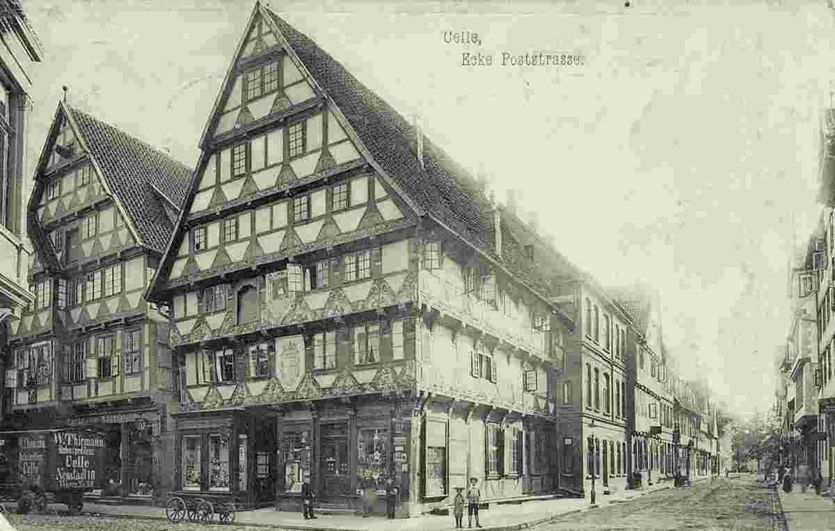 Celle. Ecke Poststraße, 1906