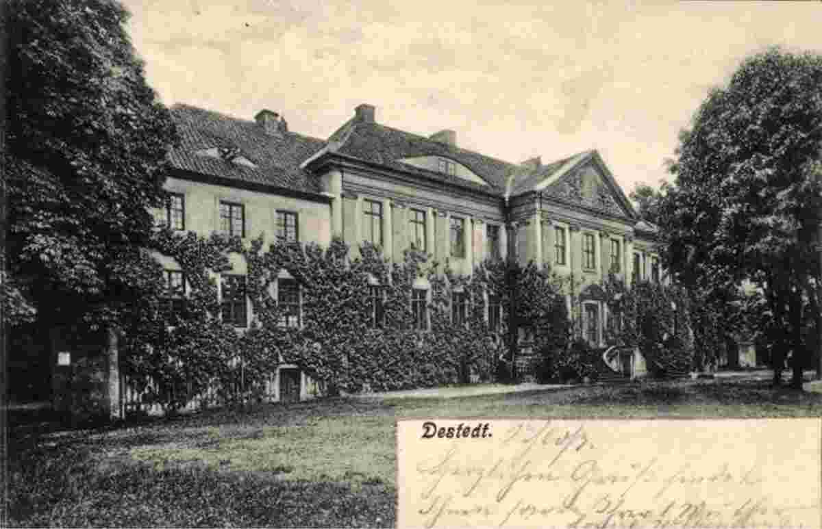 Cremlingen. Destedt - Schloß und Park, 1907