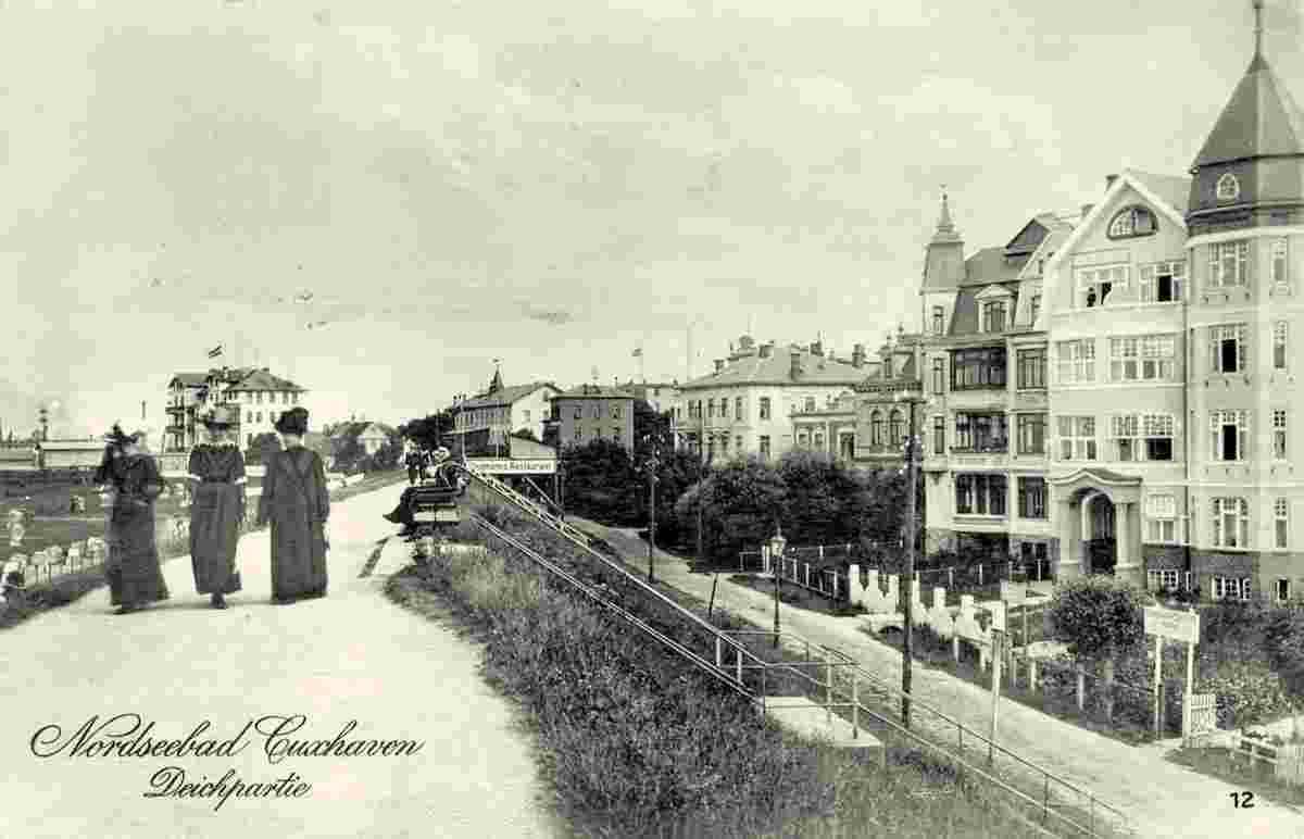 Cuxhaven. Deichpromenade, 1921