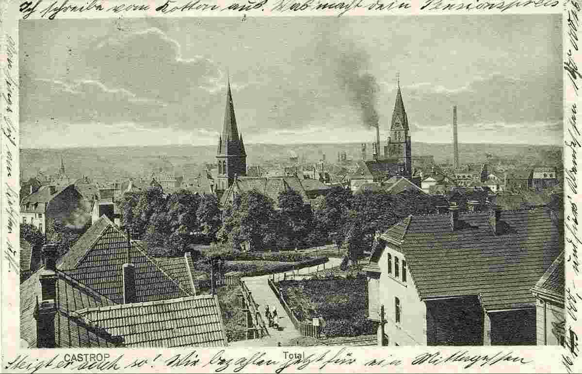 Castrop-Rauxel. Panorama der Stadt