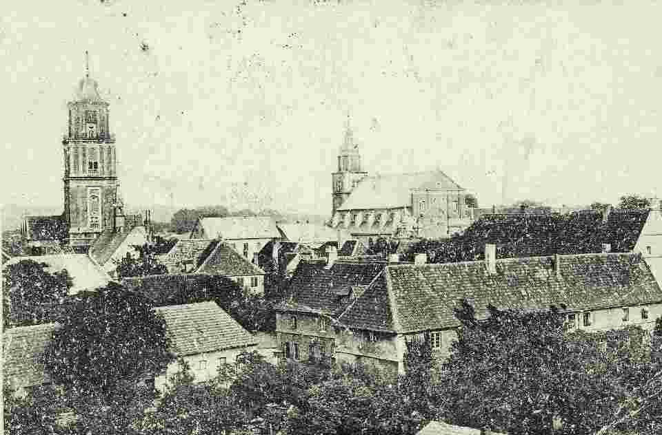 Coesfeld. Panorama der Stadt, 1918