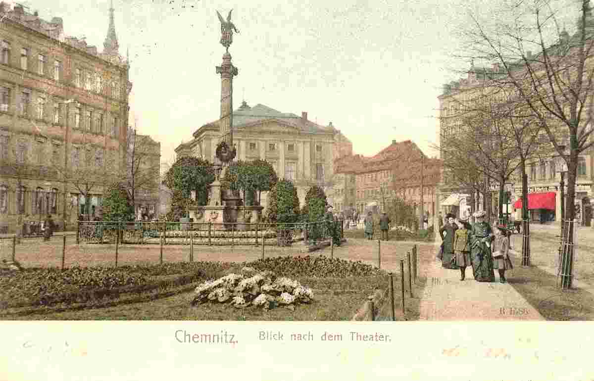 Chemnitz. Theater, 1904