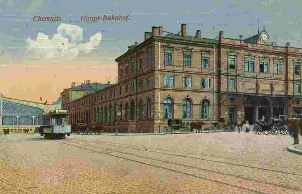 Chemnitz. Hauptbahnhof, 1915