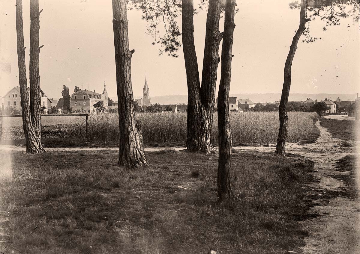 Coswig (Sachsen). Blick auf Coswig, um 1900