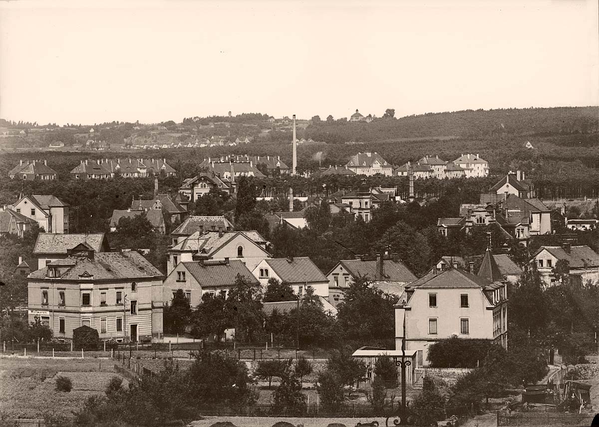 Coswig (Sachsen). Blick auf Coswig, 1926