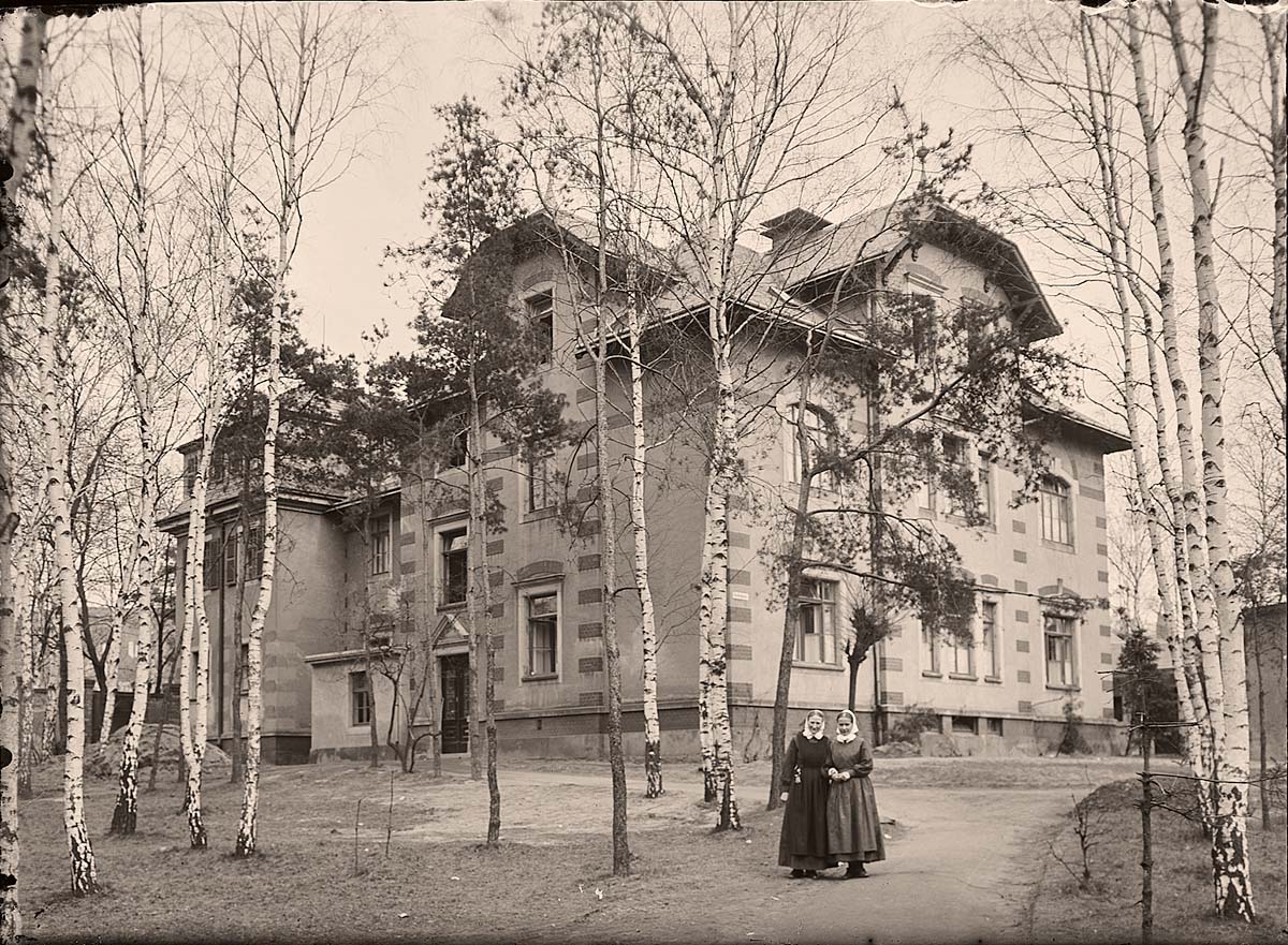Coswig (Sachsen). Heilstätte Lindenhof, Badehaus, 1920