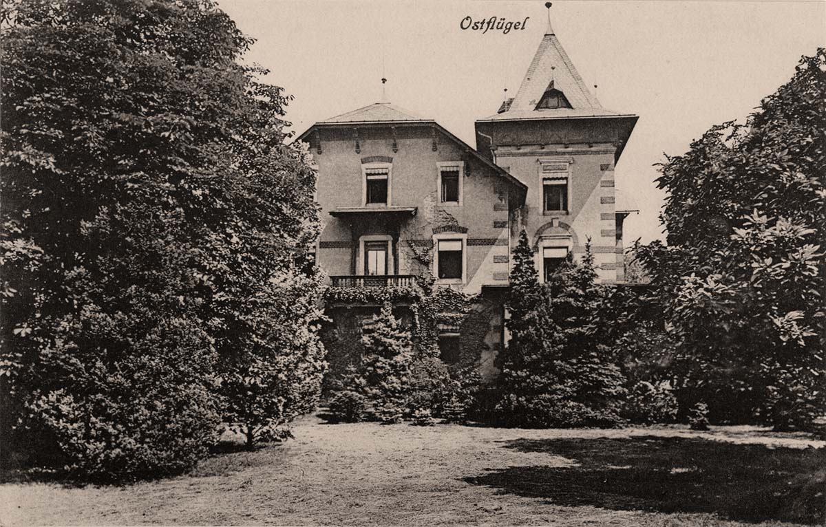 Coswig (Sachsen). Heilstätte Lindenhof, Ostflügel, 1920