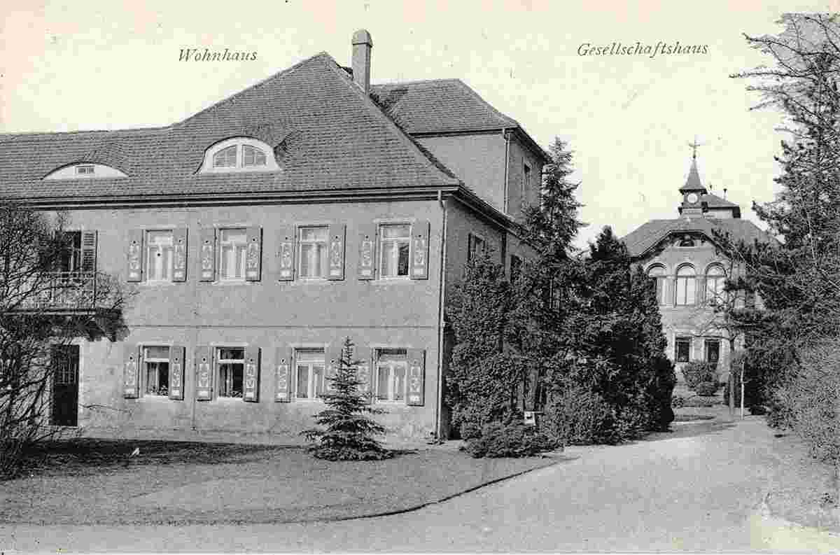 Coswig. Heilstätte Lindenhof, Wohnhaus, Gesellschaftshaus, 1920