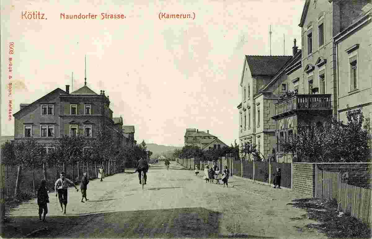 Coswig. Kötitz - Naundorfer Straße, 1908