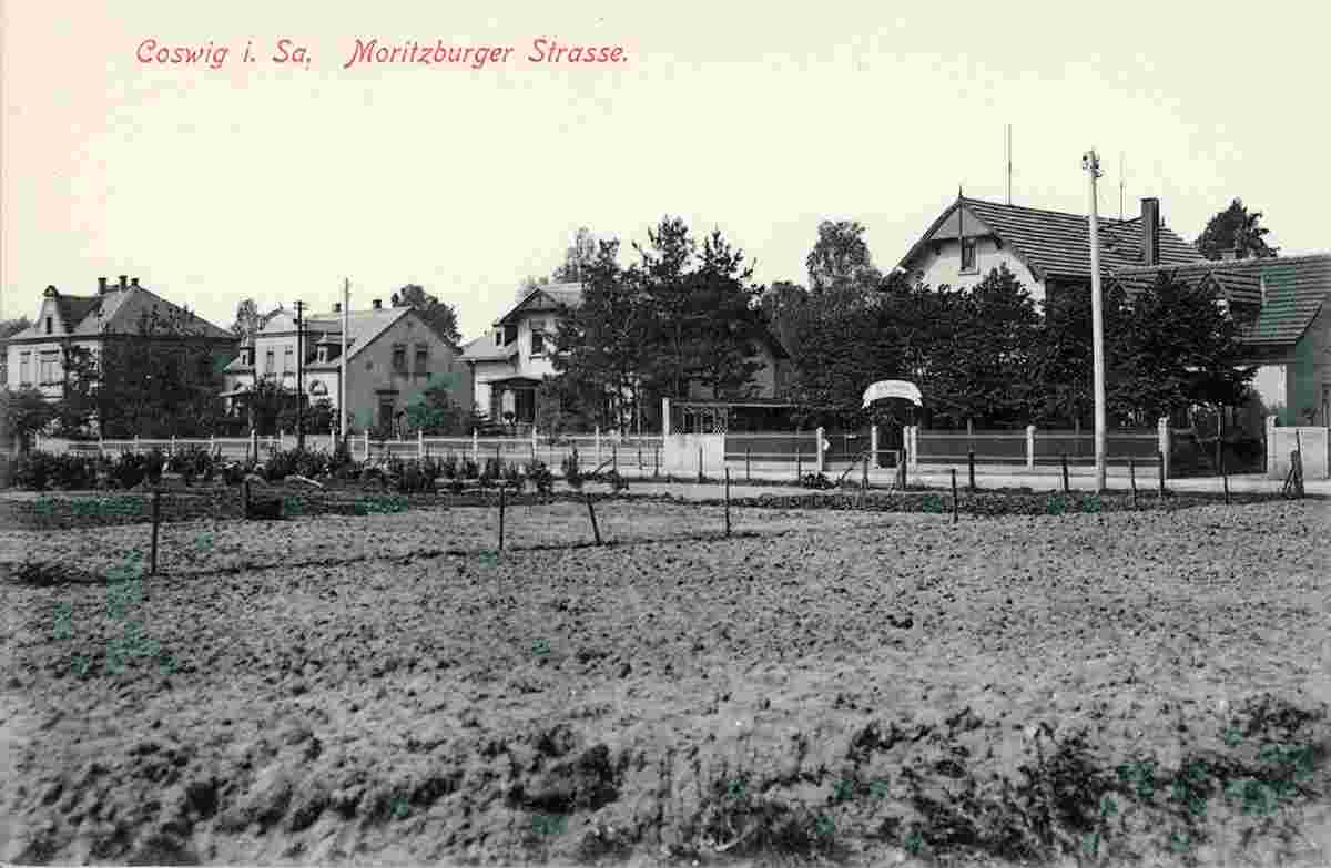 Coswig. Moritzburger Straße, 1913