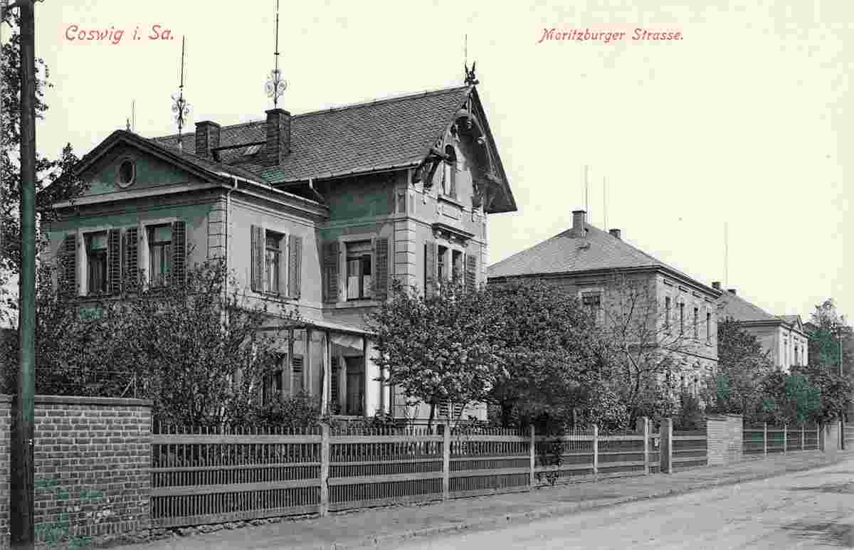Coswig. Moritzburger Straße, 1913