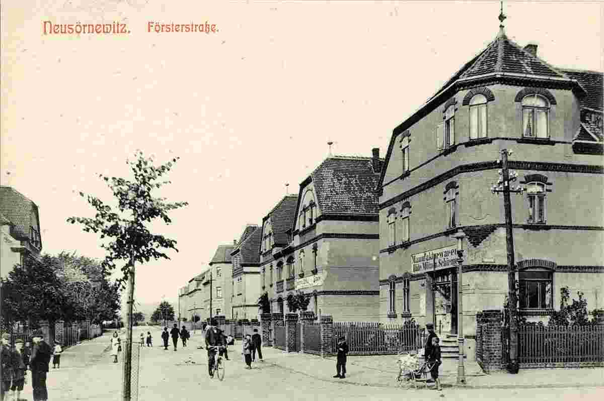 Coswig. Neusörnewitz - Försterstraße, 1911