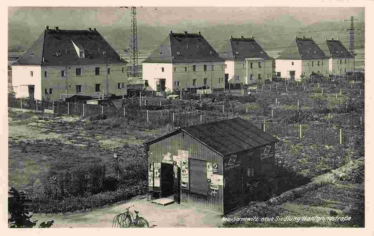 Coswig. Neusörnewitz - Neue Siedlung, 1937