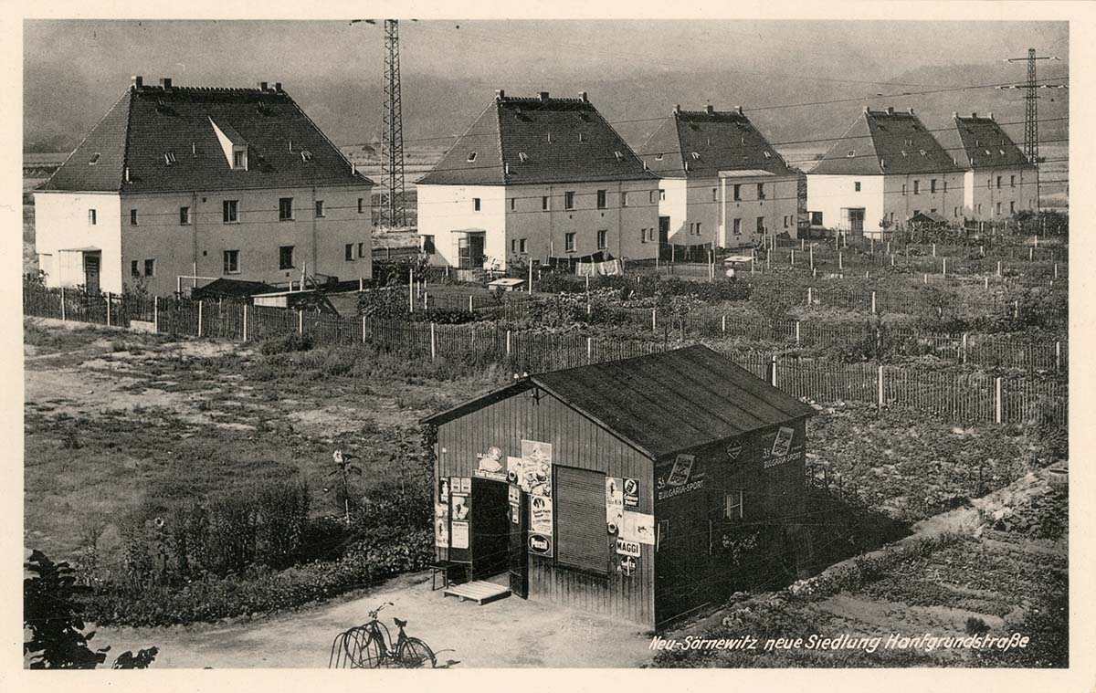 Coswig (Sachsen). Neusörnewitz - Neue Siedlung, 1937