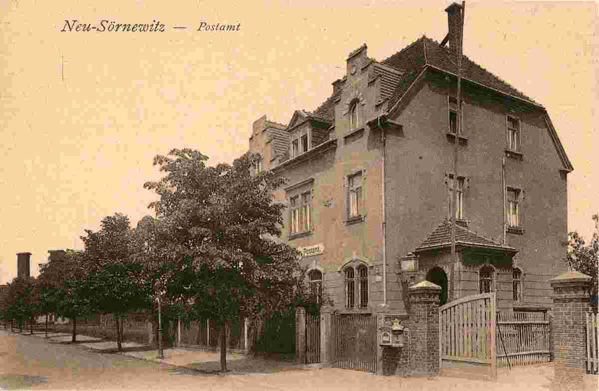 Coswig. Neusörnewitz - Kaiserliches Postamt, 1918